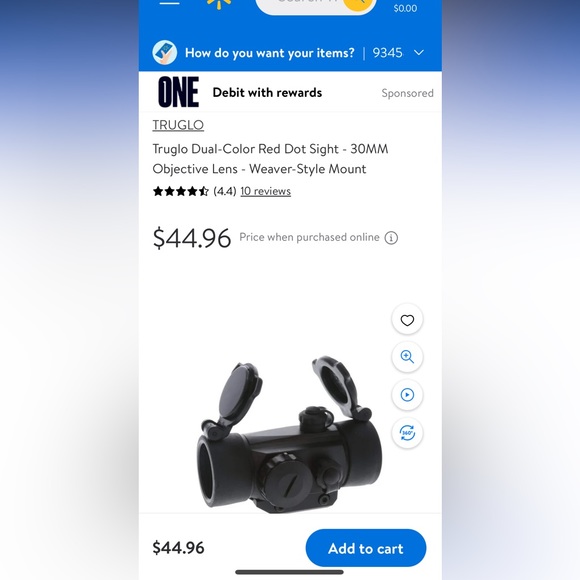 Truglo dual color 30mm red/green dot scope. - Picture 3 of 3